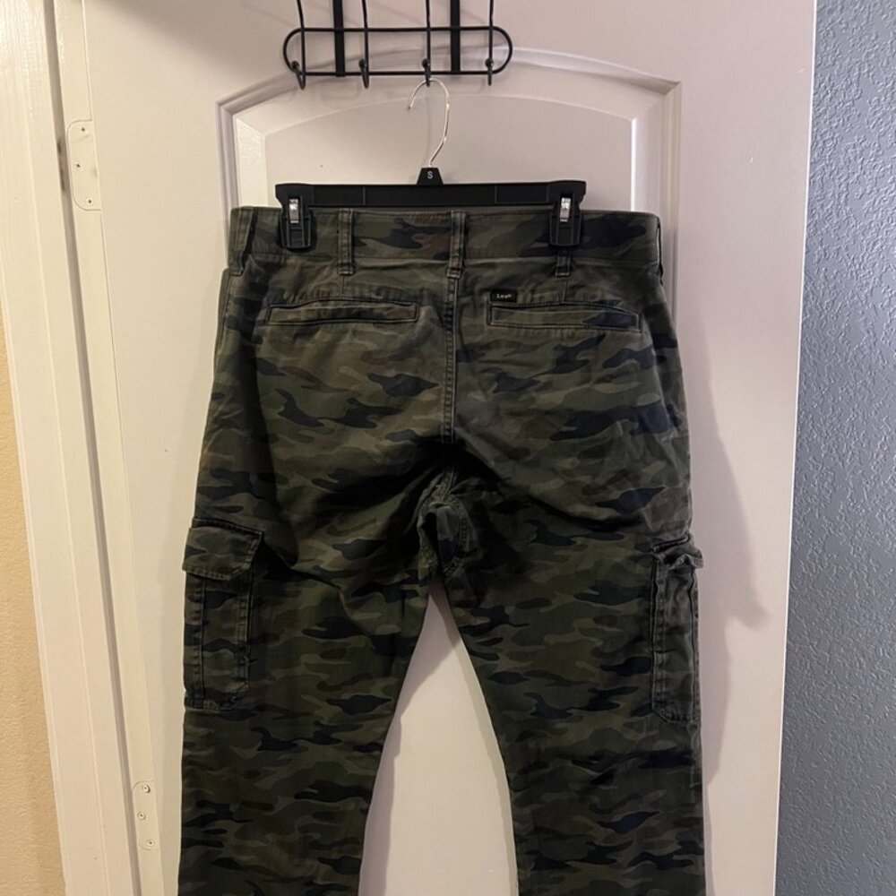Lee Camo Cargo Pants Motion Stretch – Men’s 34×32 – Utility Streetwear